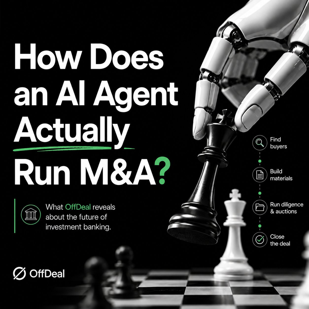 How Does an AI Agent Actually Run M&A?