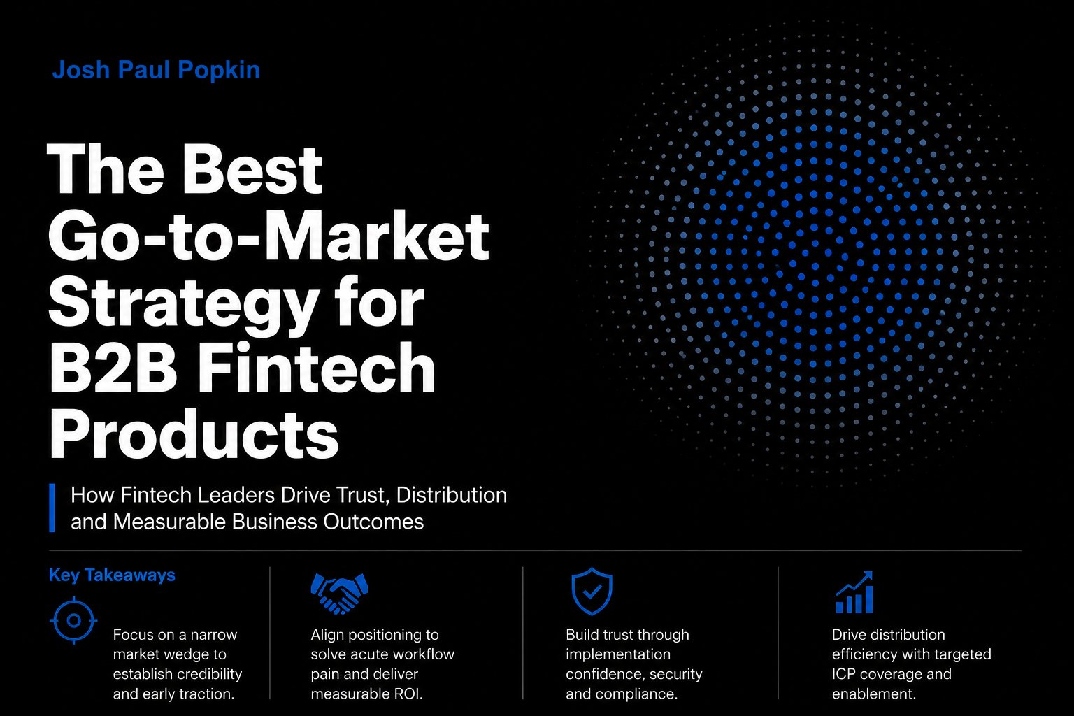The Best Go-to-Market Strategy for B2B Fintech Products