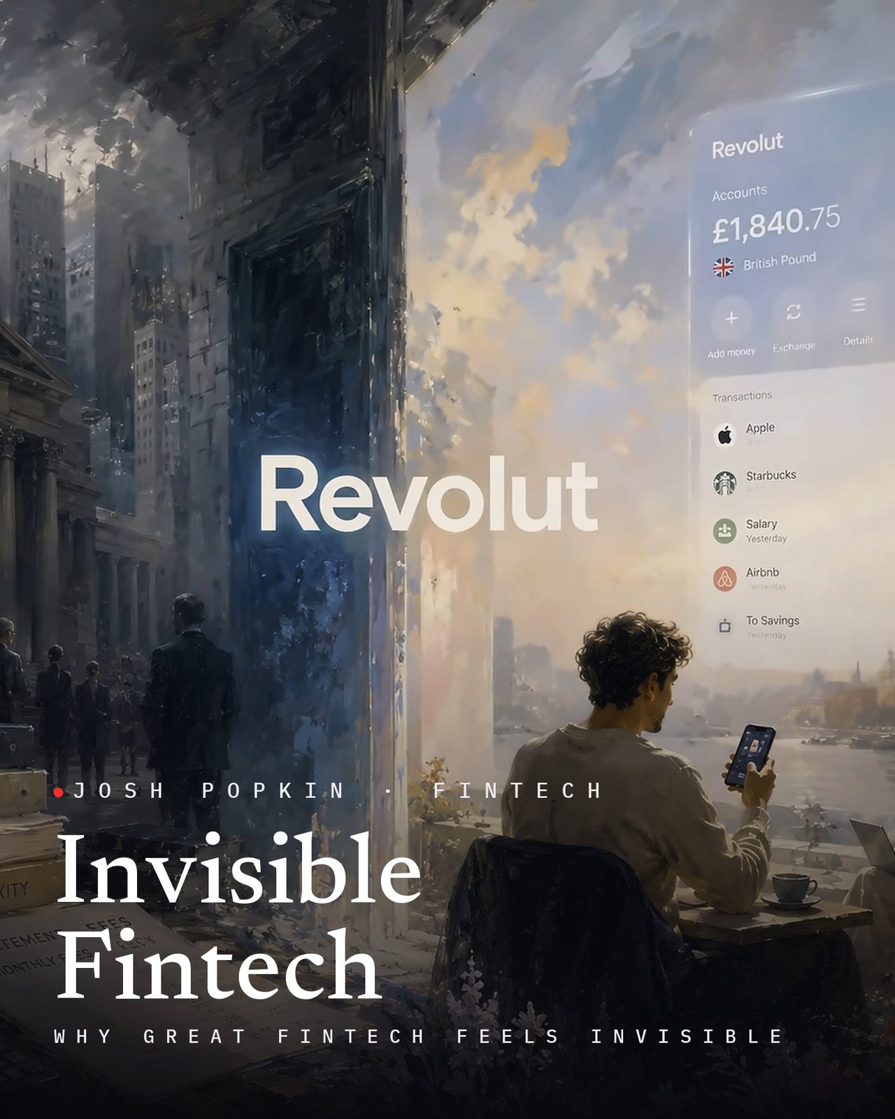Josh Popkin, with the title Invisible Fintech